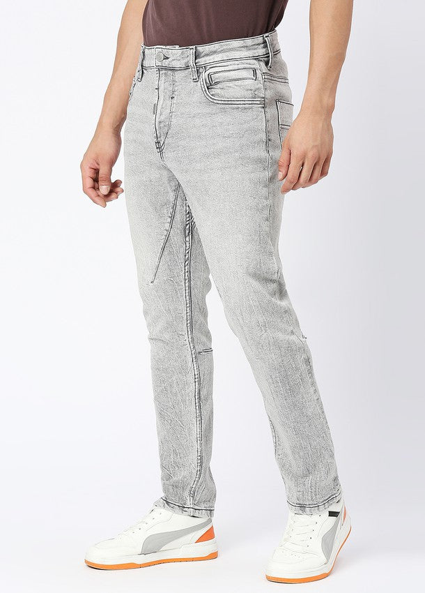 Grey Rayan Carrot Fit Jeans