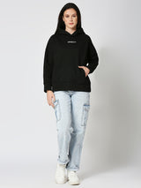 Oversized Women’s Black Hoodie