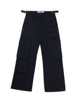 Utility Straight Cargos Black