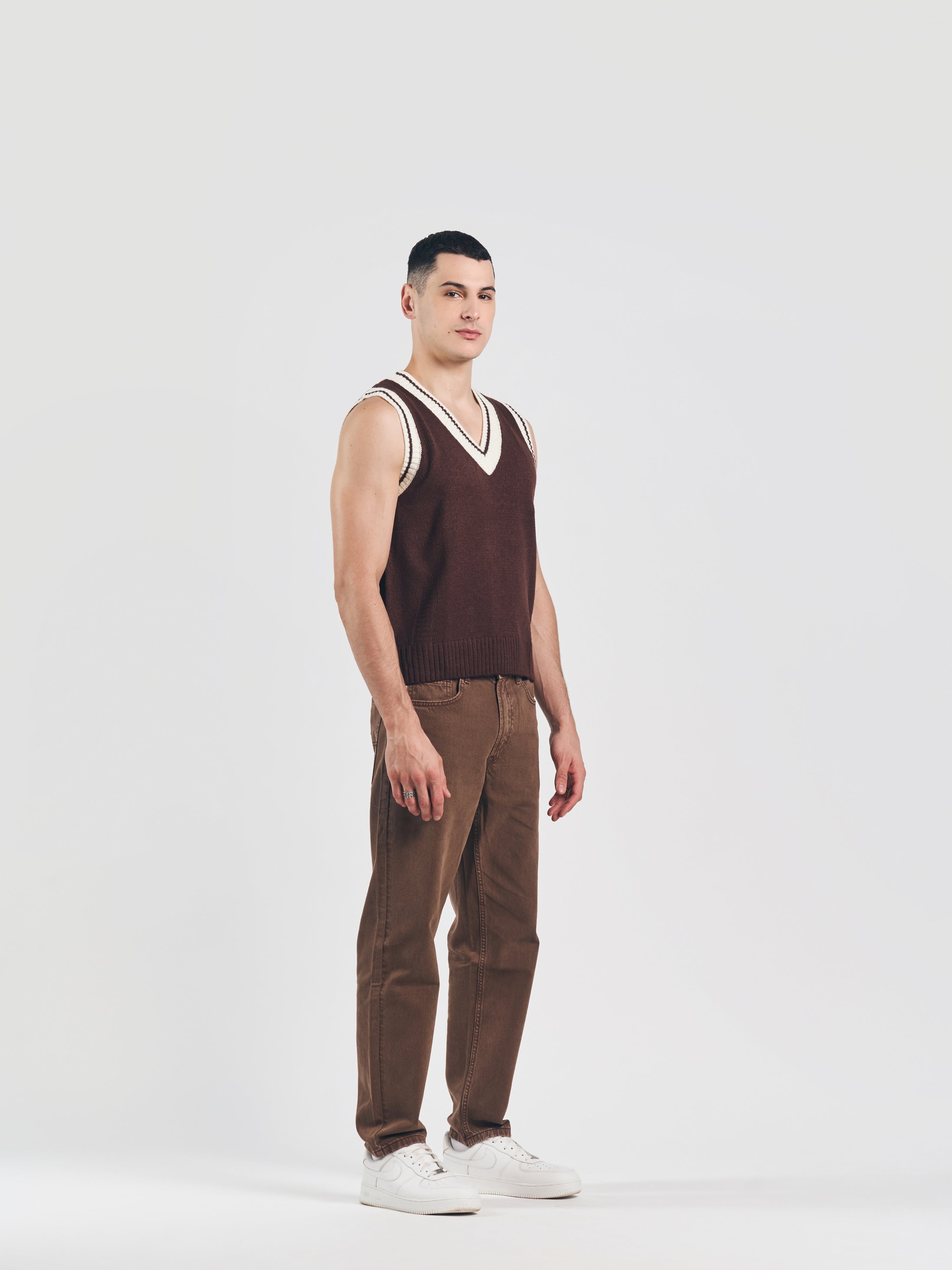 TOM VINTAGE STRAIGHT FIT JEANS BROWN