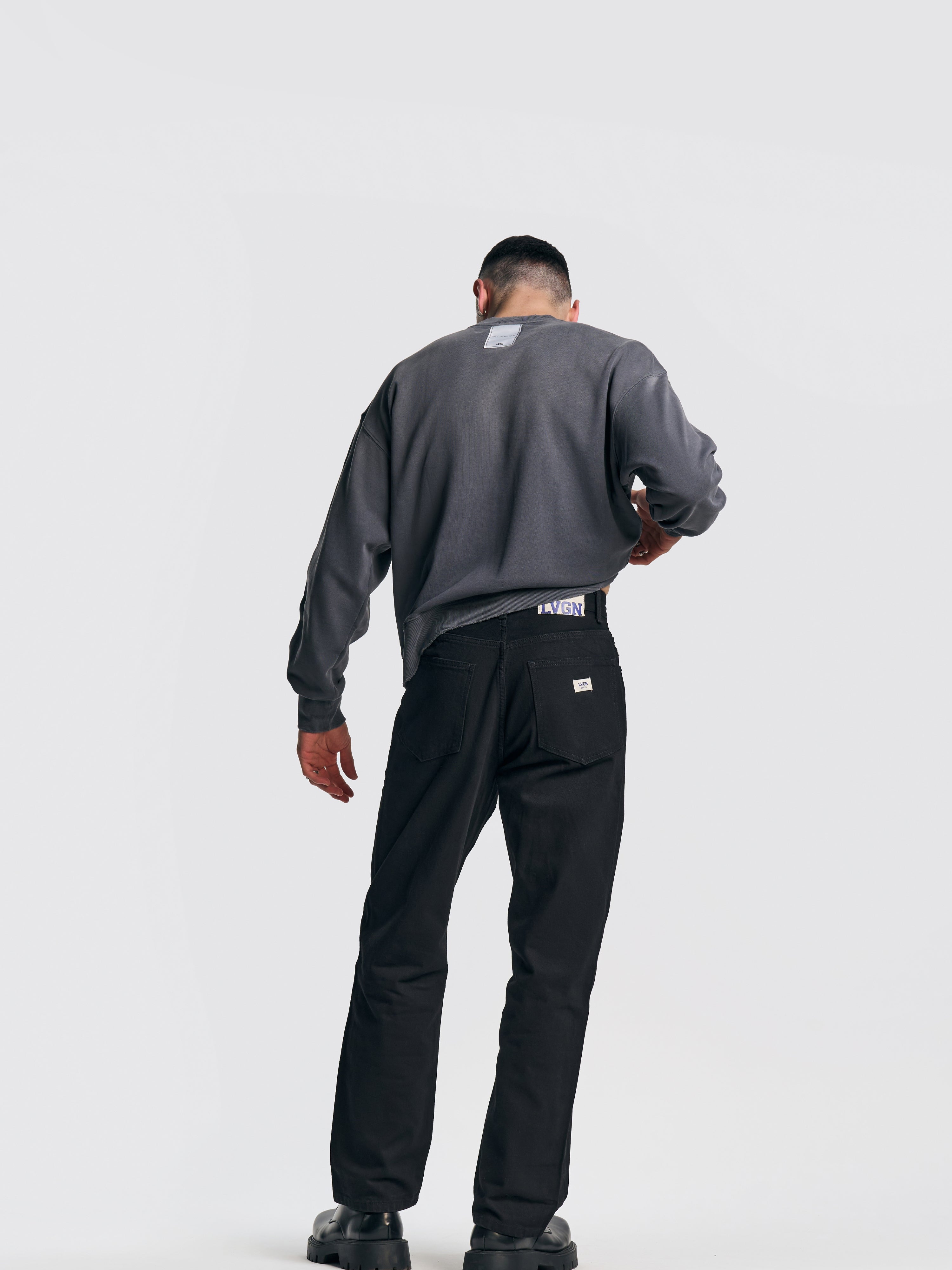 TOM VINTAGE STRAIGHT FIT JEANS BLACK