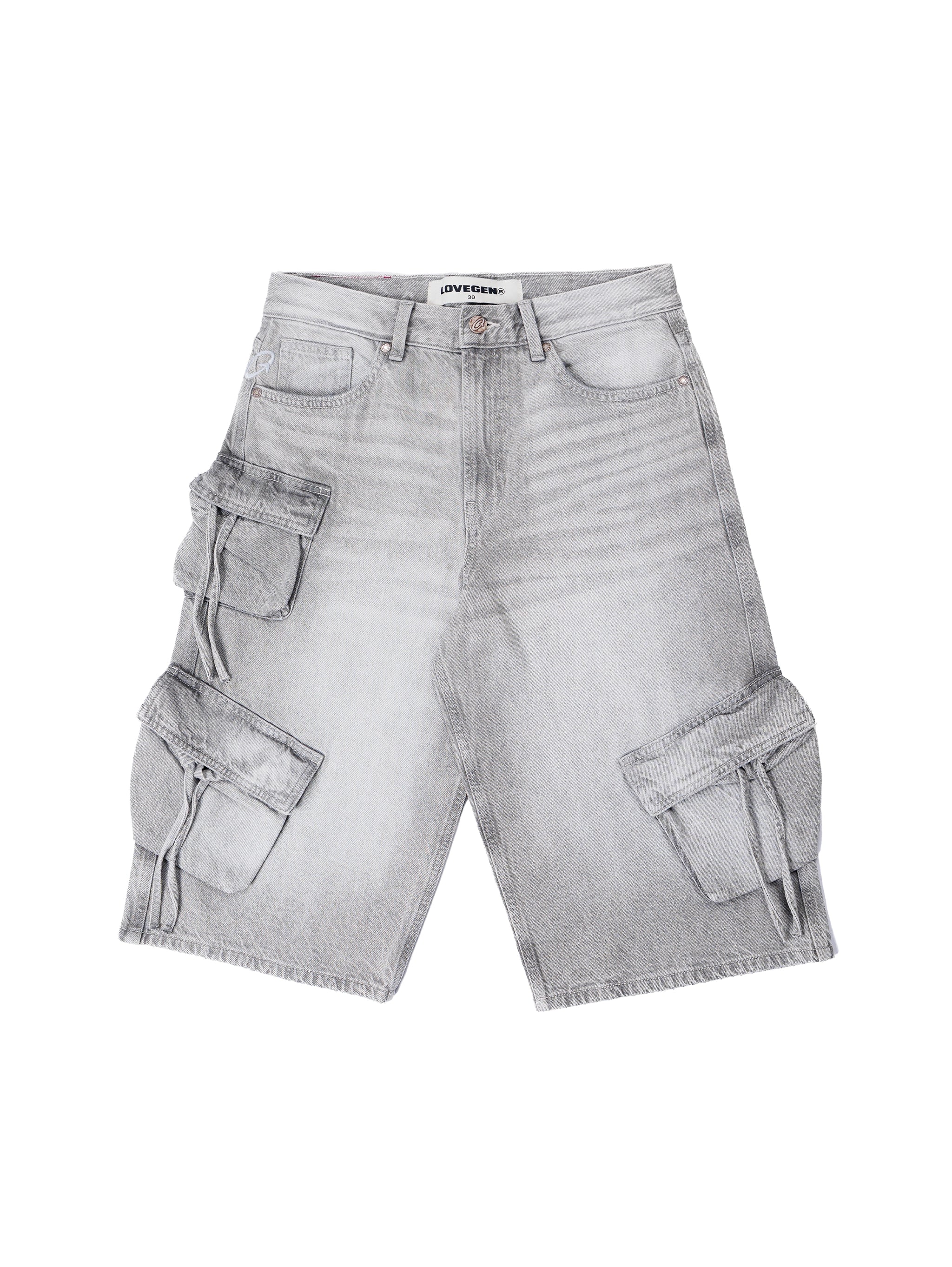 Utility Cargo Jorts  Grey
