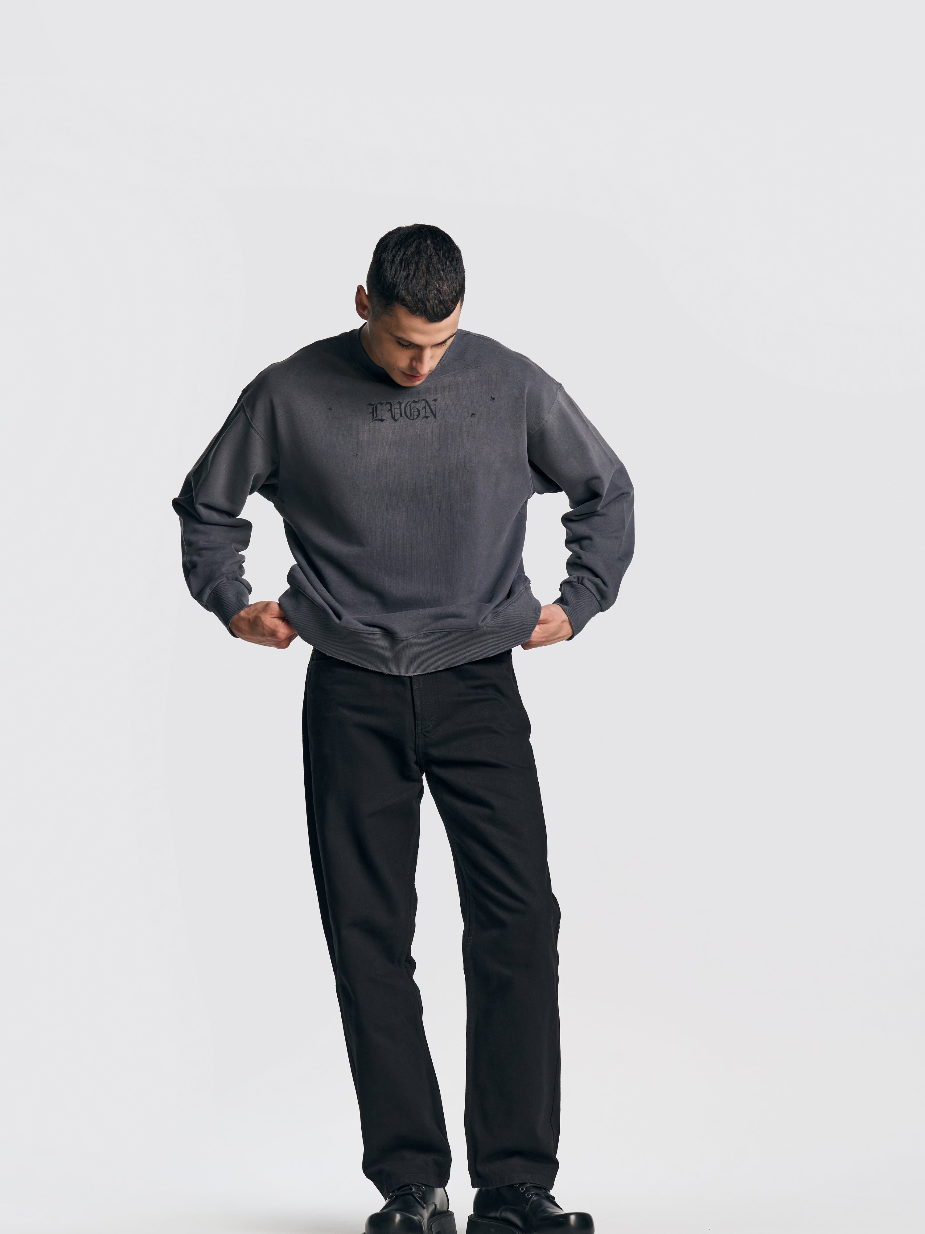 TOM VINTAGE STRAIGHT FIT JEANS BLACK