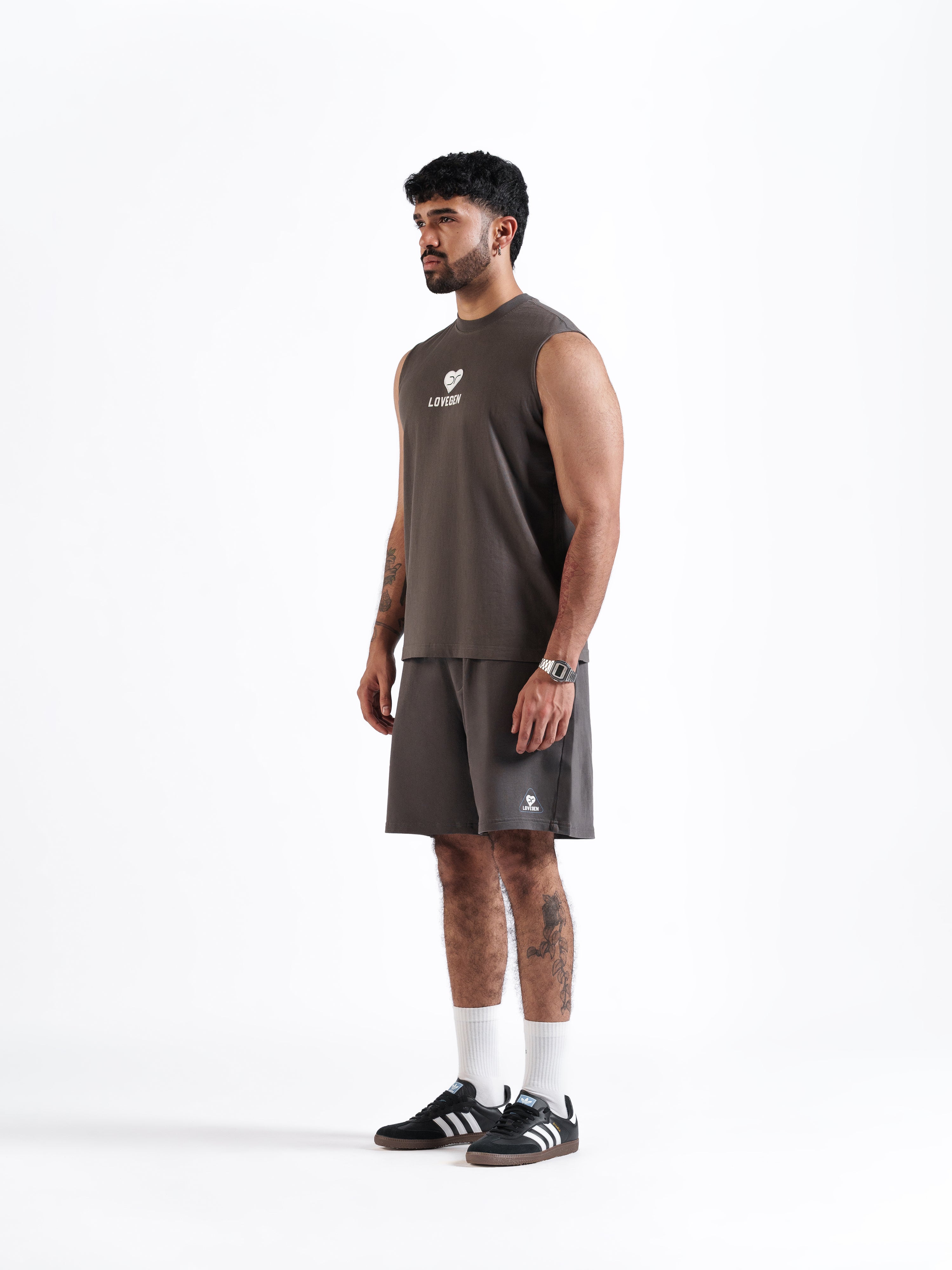 DR Charcoal Monochrome Shorts