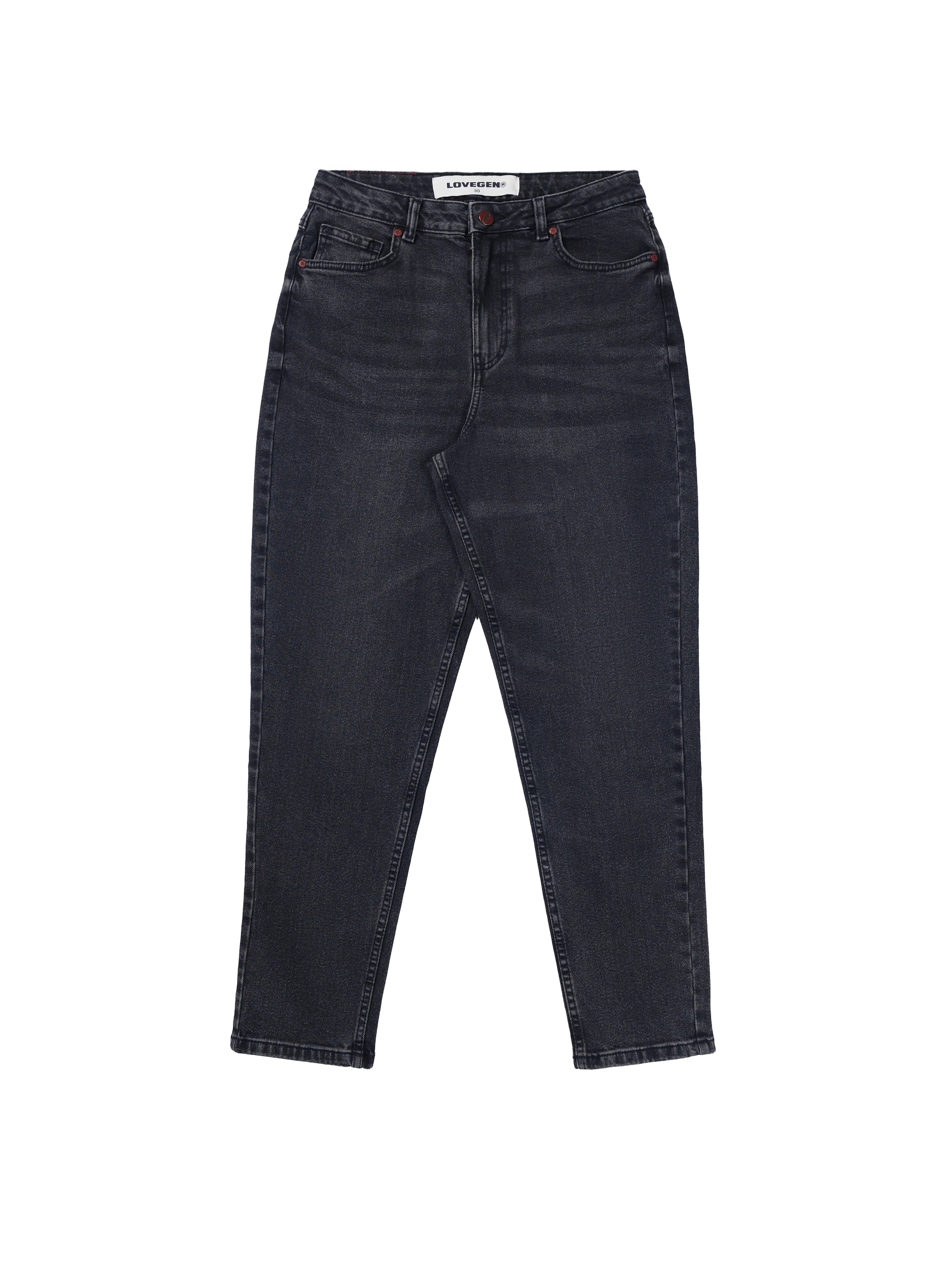 Mom Fit Jeans Black