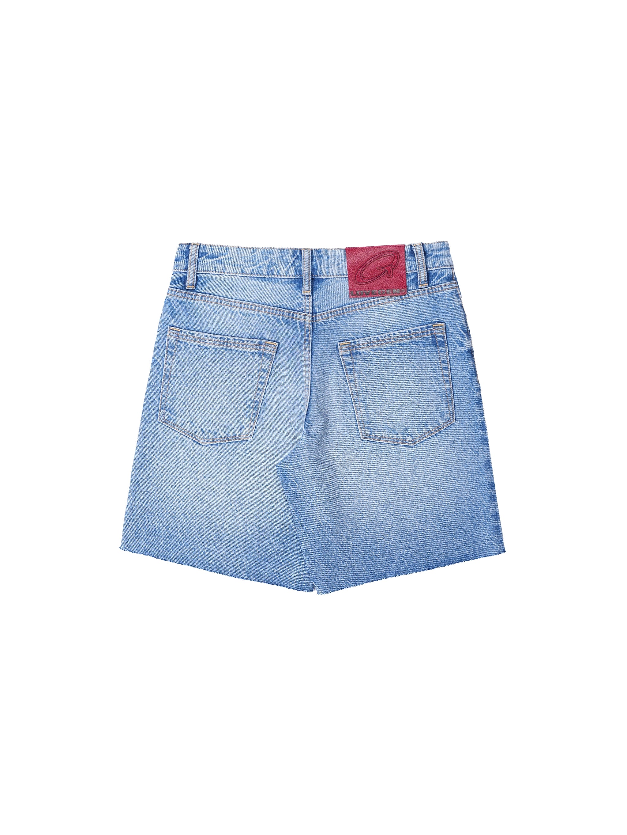Basic Denim Shorts Dark grey