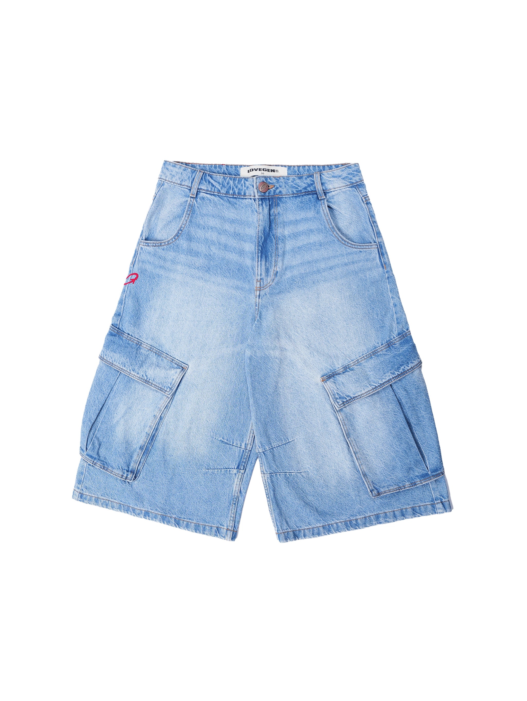BAGGY JORTS LIGHT BLUE