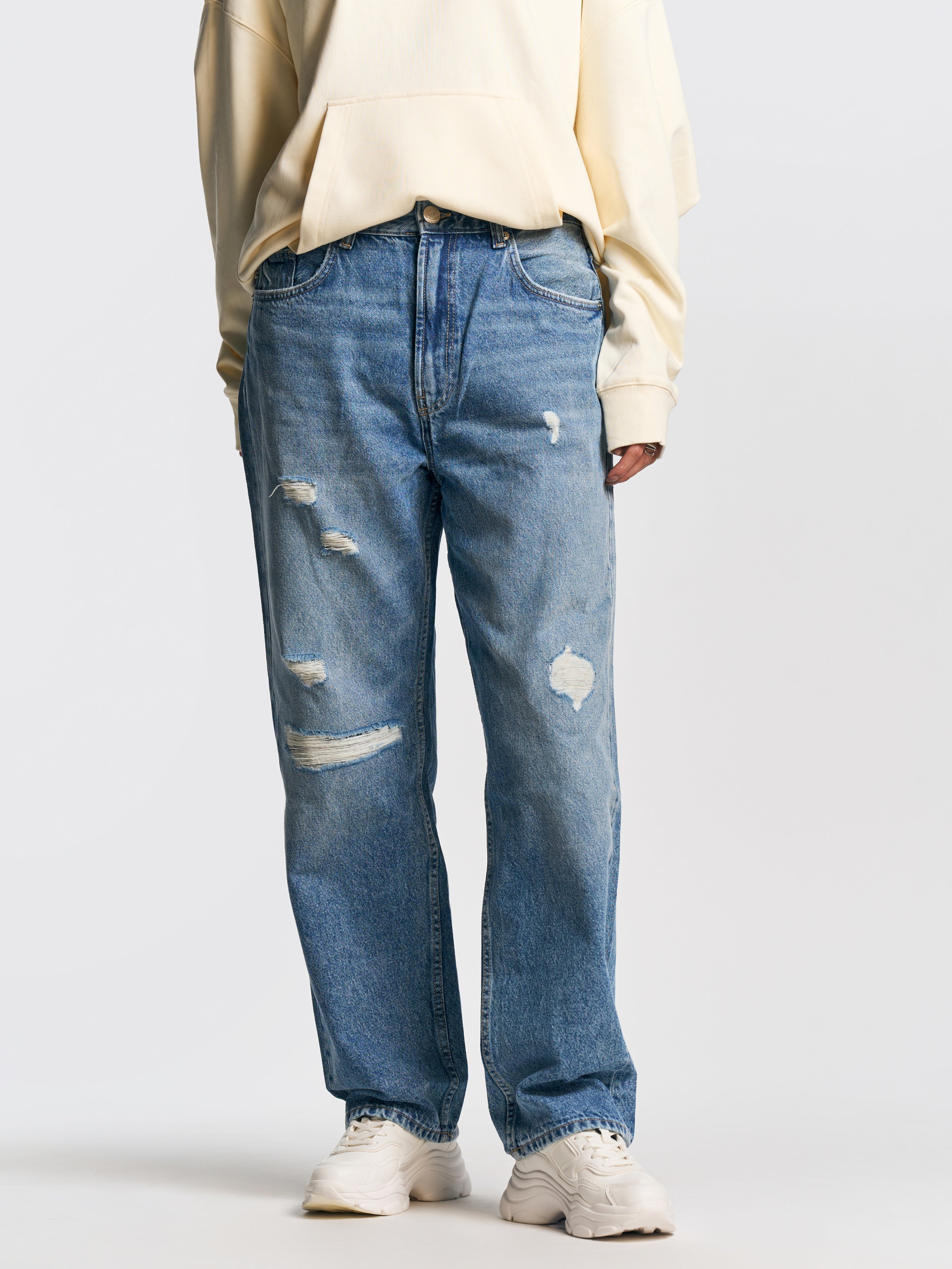 UNISEX HEMSWORTH BAGGY FIT JEANS