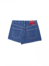 Mini Denim Shorts Dark Blue