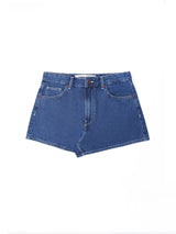 Mini Denim Shorts Dark Blue