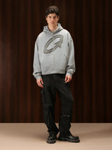 Orbit Hoodie Grey Melange Men