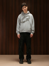 Orbit Hoodie Grey Melange Men