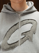 Orbit Hoodie Grey Melange Men