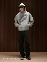 Orbit Hoodie Grey Melange Men