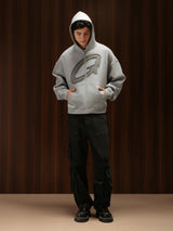 Orbit Hoodie Grey Melange Men
