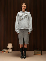 Orbit Hoodie Grey Melange Women