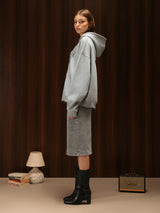 Orbit Hoodie Grey Melange Women