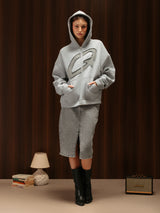 Orbit Hoodie Grey Melange Women