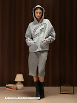 Orbit Hoodie Grey Melange Women