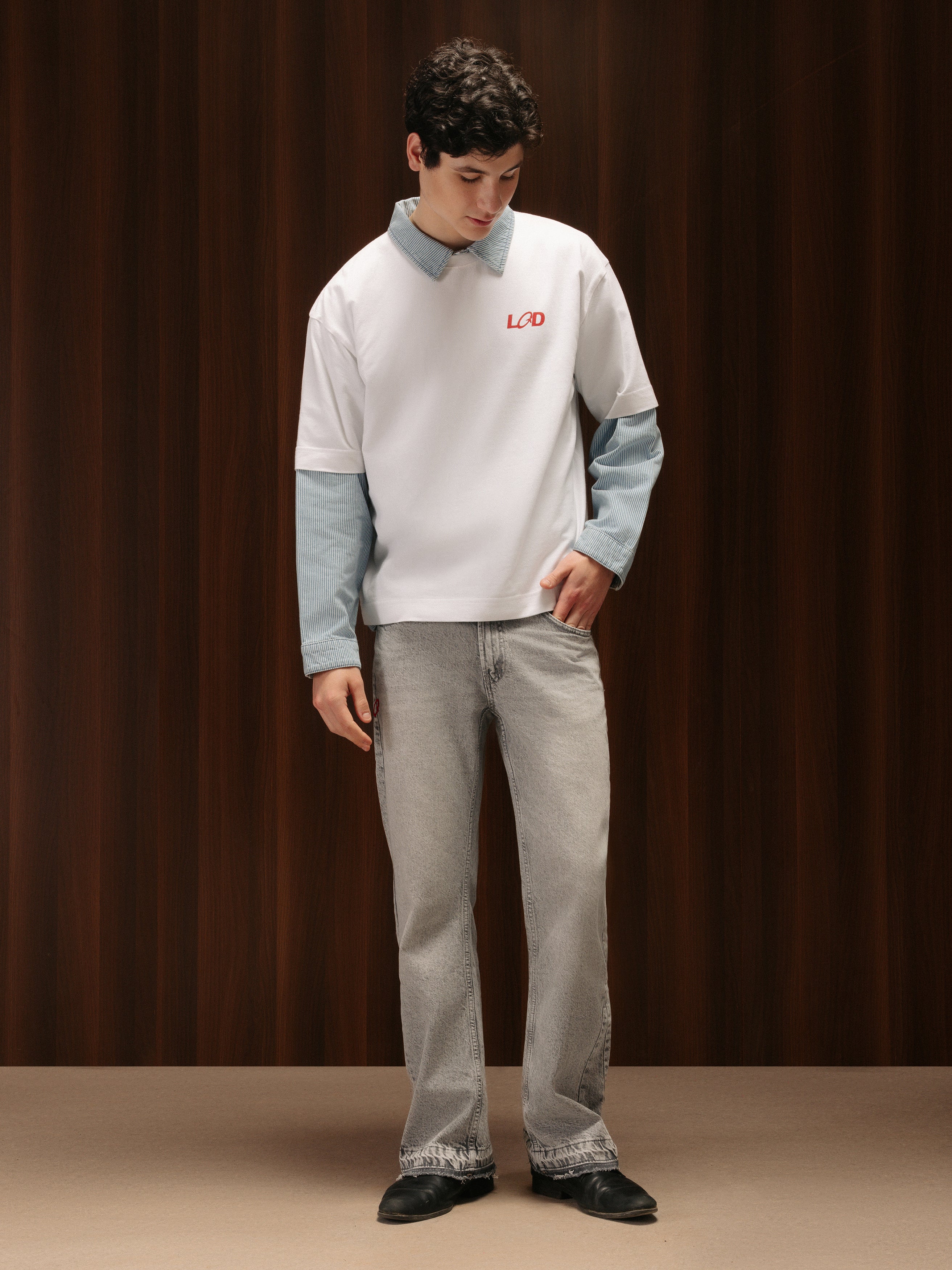 Men's Bootcut Jeans Grey