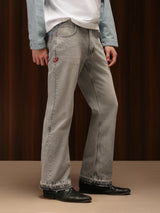 Men's Bootcut Jeans Grey