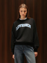 Crewneck Sweatshirt Black Women
