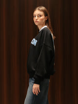 Crewneck Sweatshirt Black Women