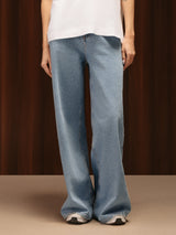 Classic Wide Jeans Mid Blue