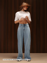 Classic Wide Jeans Mid Blue