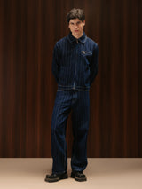 Men's Striped Denim Co-ord Jeans