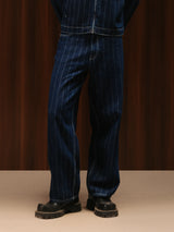 Men's Striped Denim Co-ord Jeans