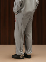 Tracksuit Pants Melange Grey Men