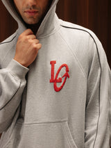 Tracksuit Pants Melange Grey Men