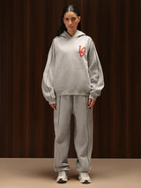 Tracksuit Pants Melange Grey women