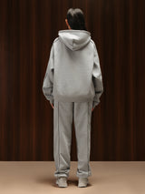 Tracksuit Hoodie Melange Grey women