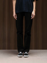 Straight Fit Jeans Black