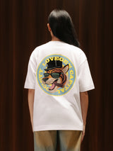 LG Tiger Tee White Women