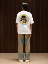 LG Tiger Tee White Women