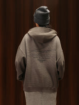 Signature Waffle Hoodie Gull Grey Women
