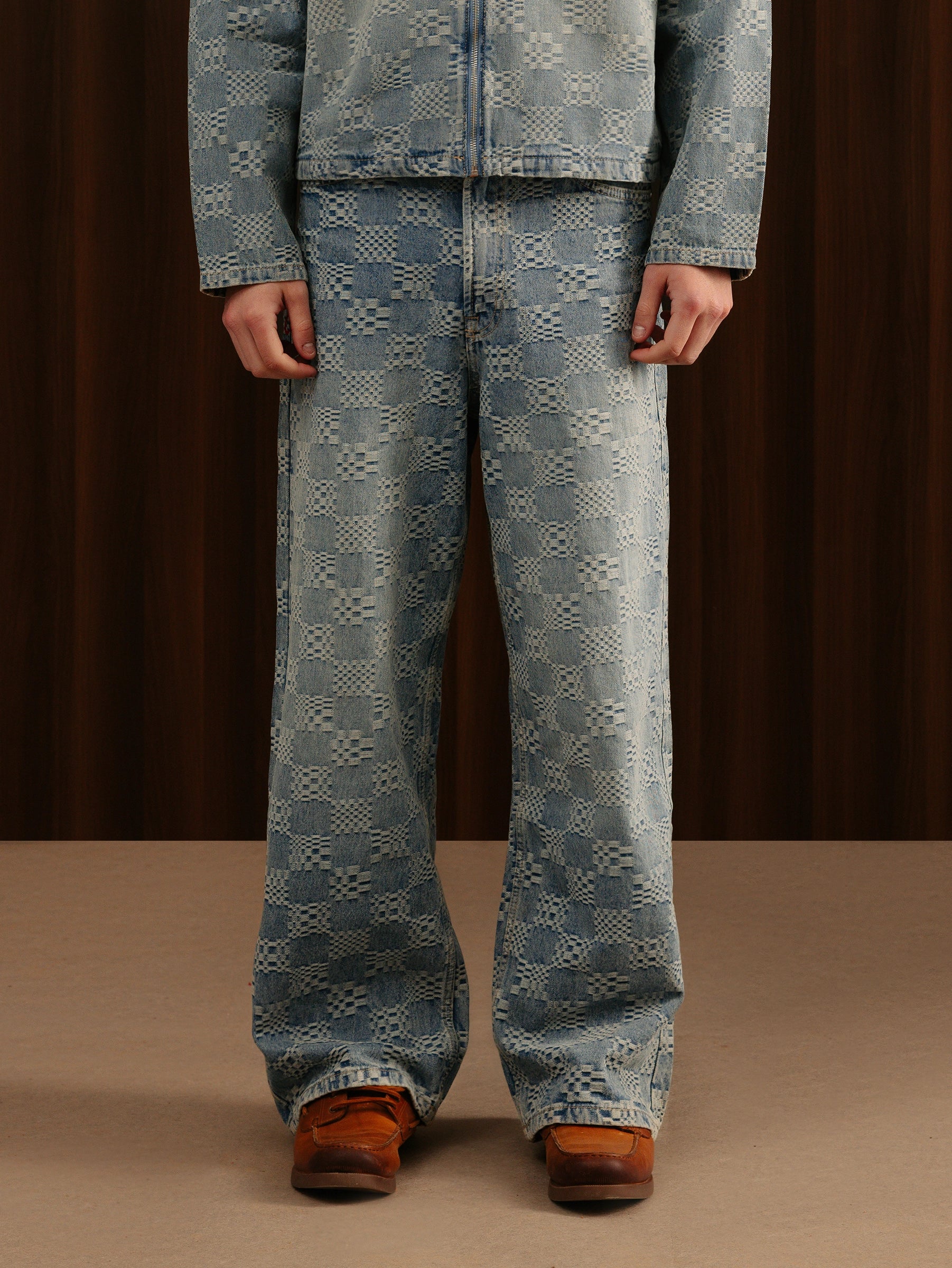 Men's Chess Co-ord Jeans