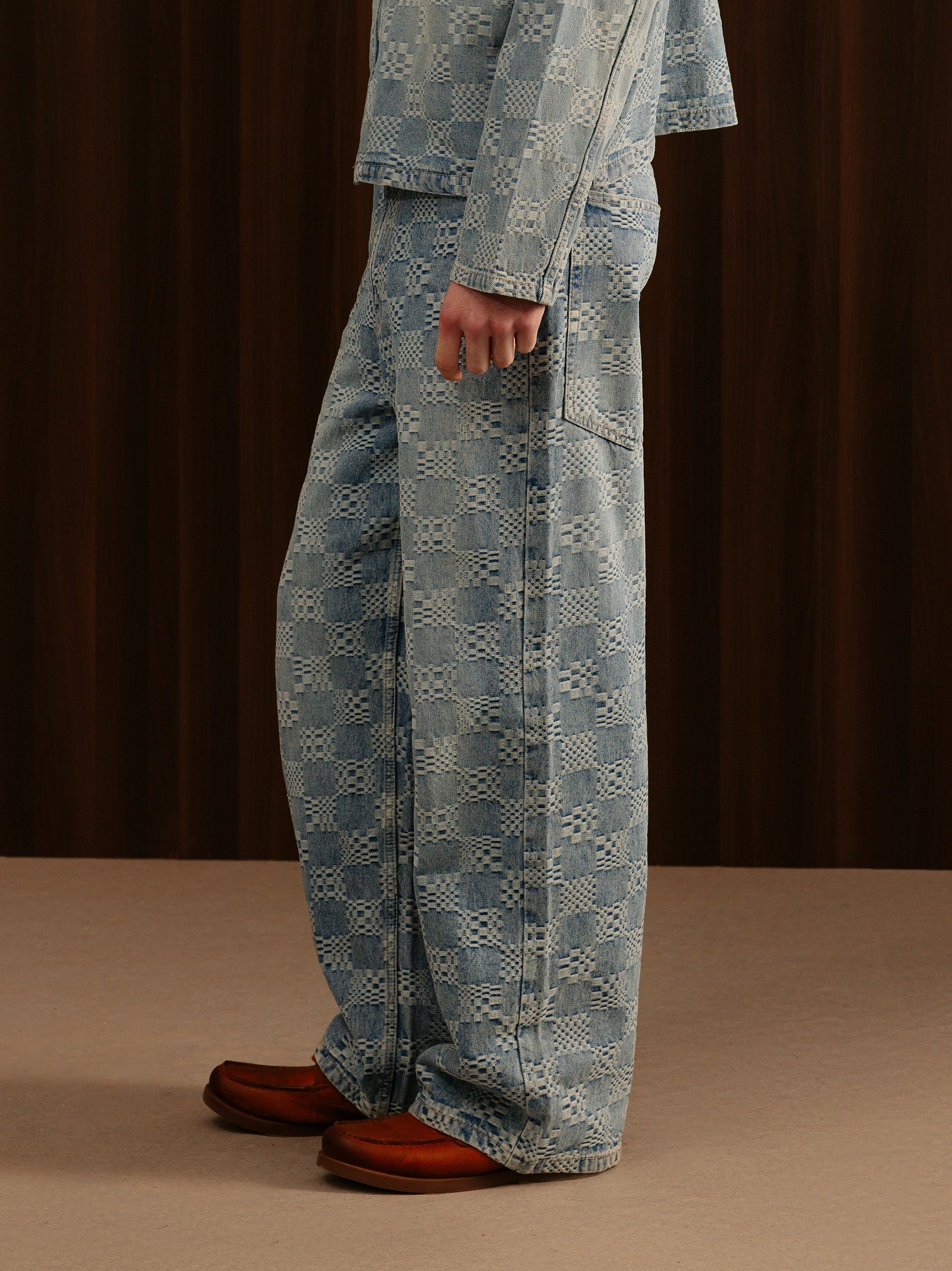 Men's Chess Co-ord Jeans