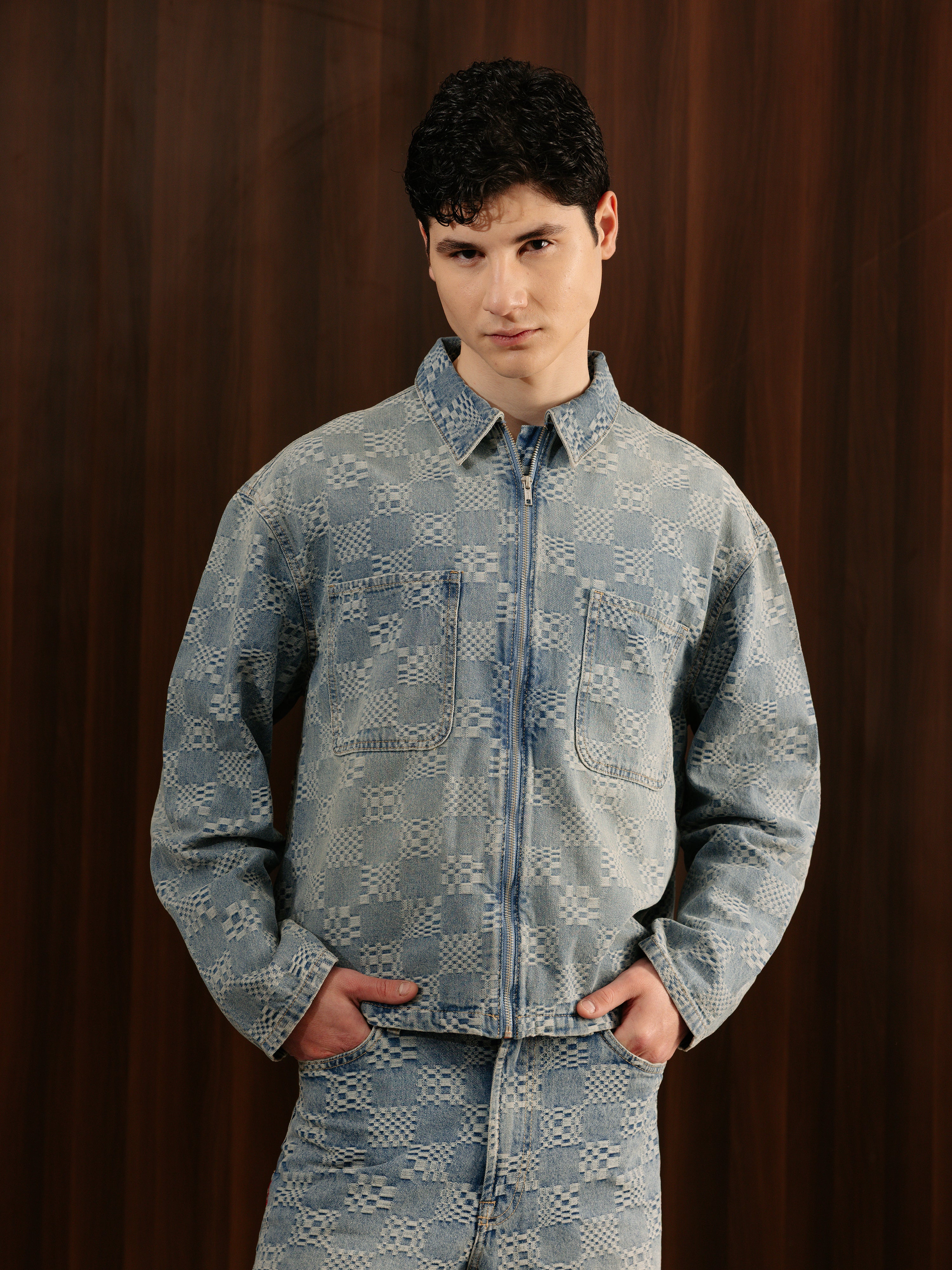 Men's Chess Co-ord Jacket