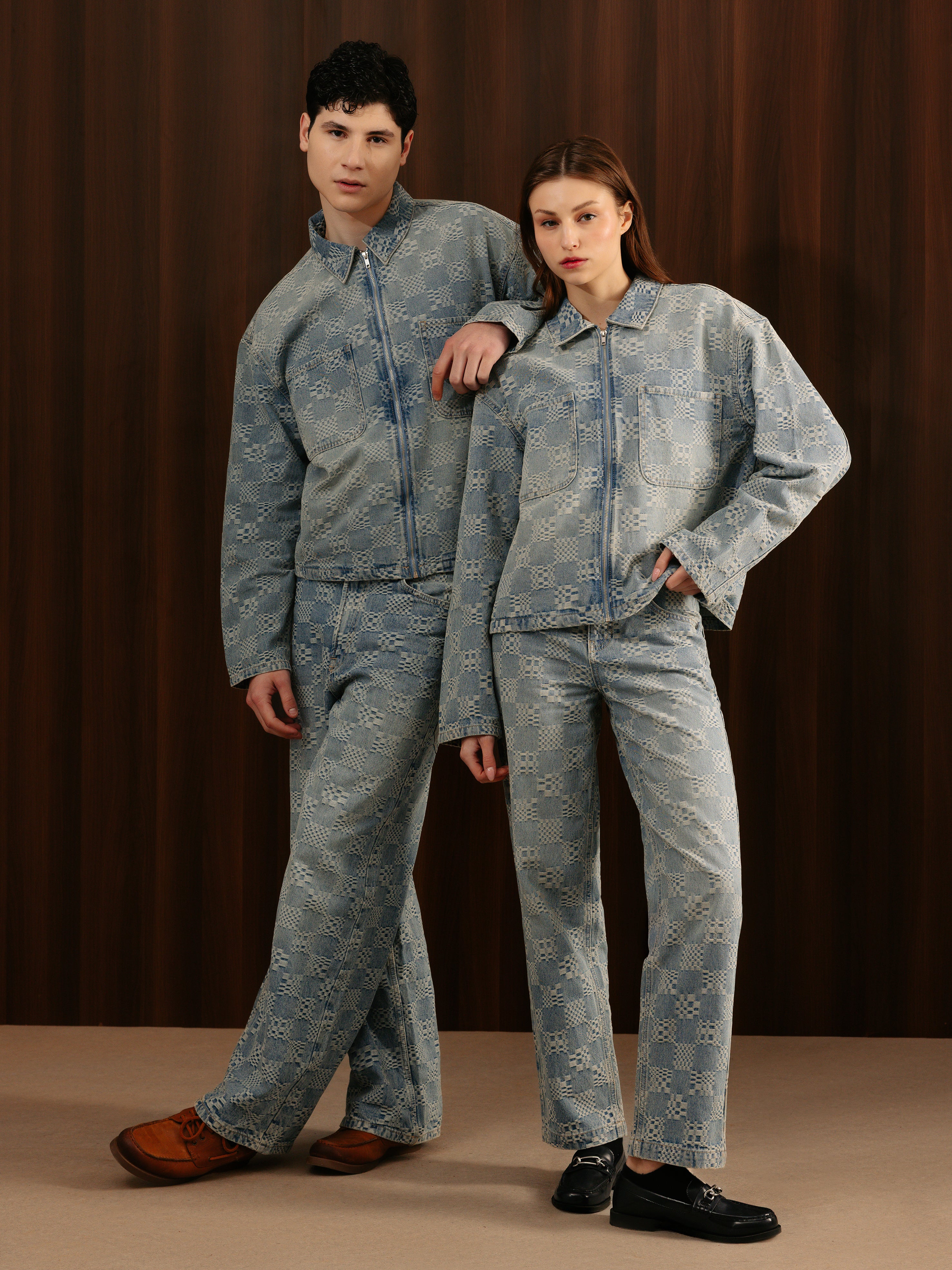 Women's Chess Co-ord Jacket