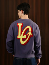 Crewneck Sweatshirt Crown Blue Men