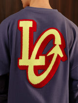 Crewneck Sweatshirt Crown Blue Men