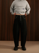 Balloon Jeans Black