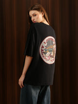 LG Tiger Tee Black Women