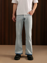 Men's Bootcut Jeans Light Blue
