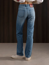 Women's Straight Jeans Light Blue