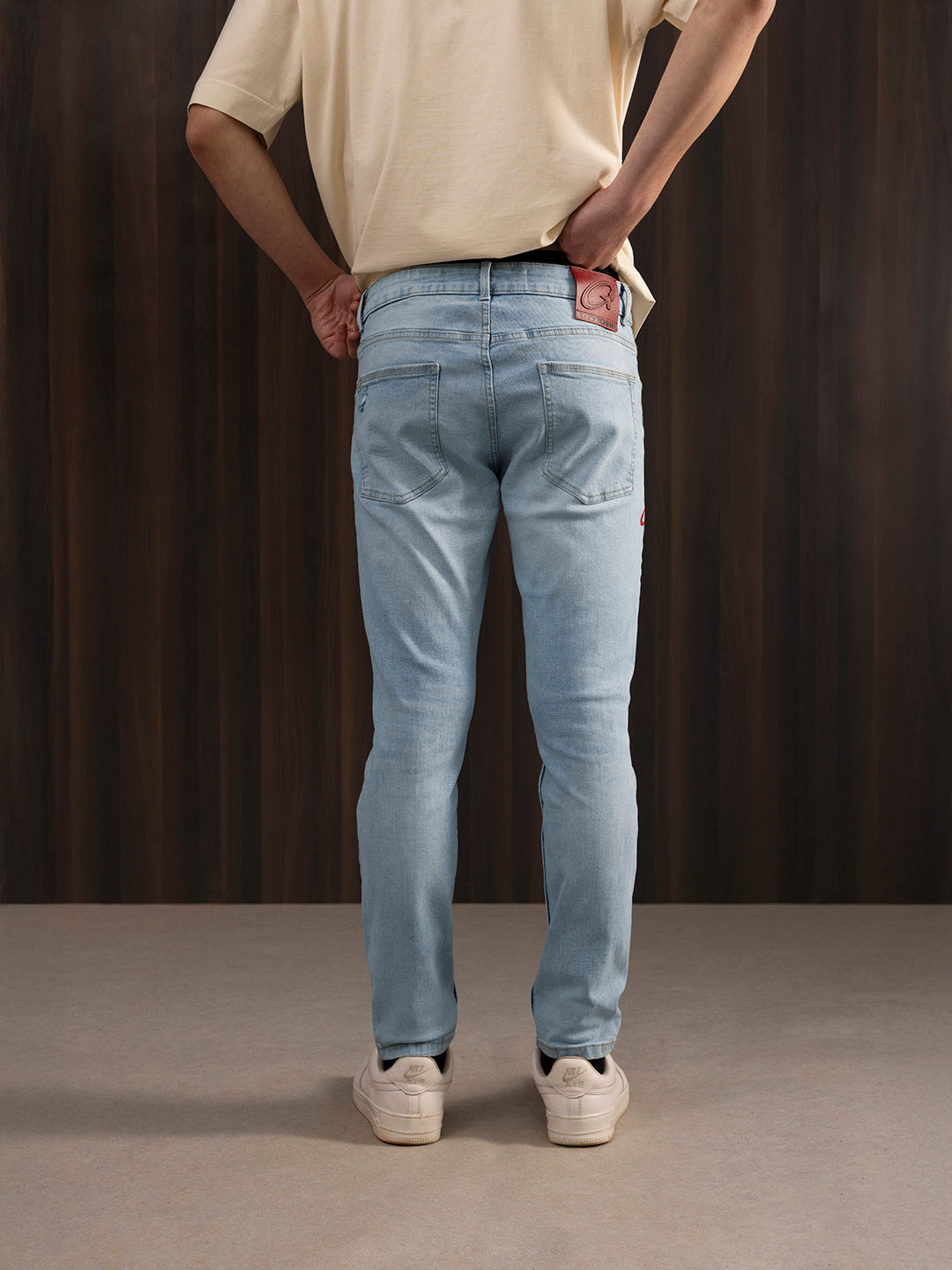 Ripped Skinny Jeans Light Blue